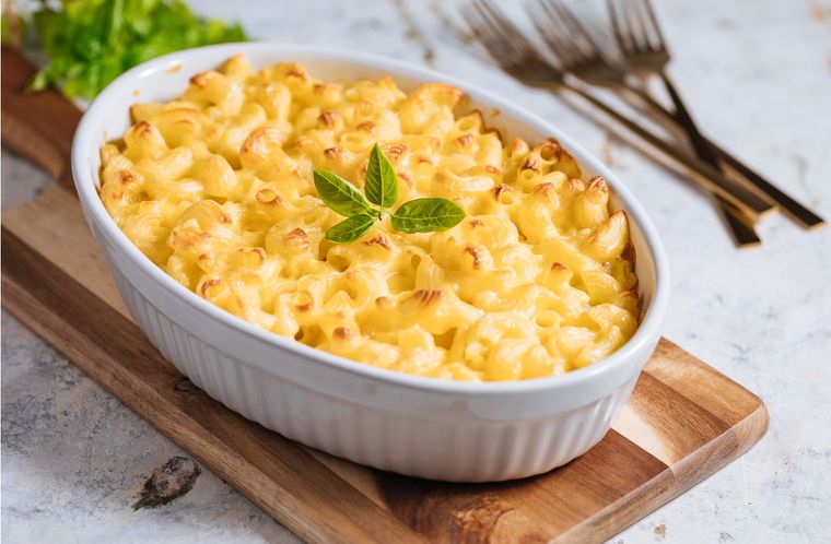 Macarrones con queso Una receta clásica de pasta para hacer en pocos minutos Foto: Shutterstock