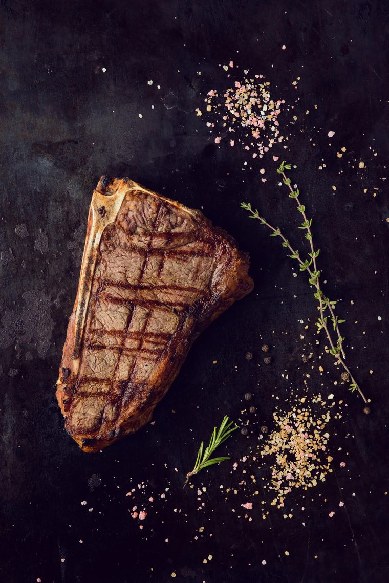 Las carnes maduradas, un emblema de Abrasado. Las carnes maduradas, un emblema de Abrasado.