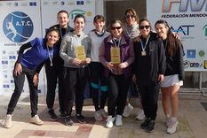 Todas las protagonistas de las finales en Juniors B. Foto: Juan Borsani/MDZ