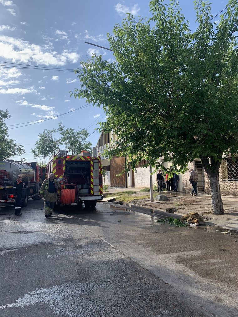 Incendio en una vivienda de Guaymallén. Foto: Twitter (Imagen Ilustrativa)
