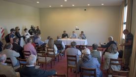 La reunión en el Valle de Uco.