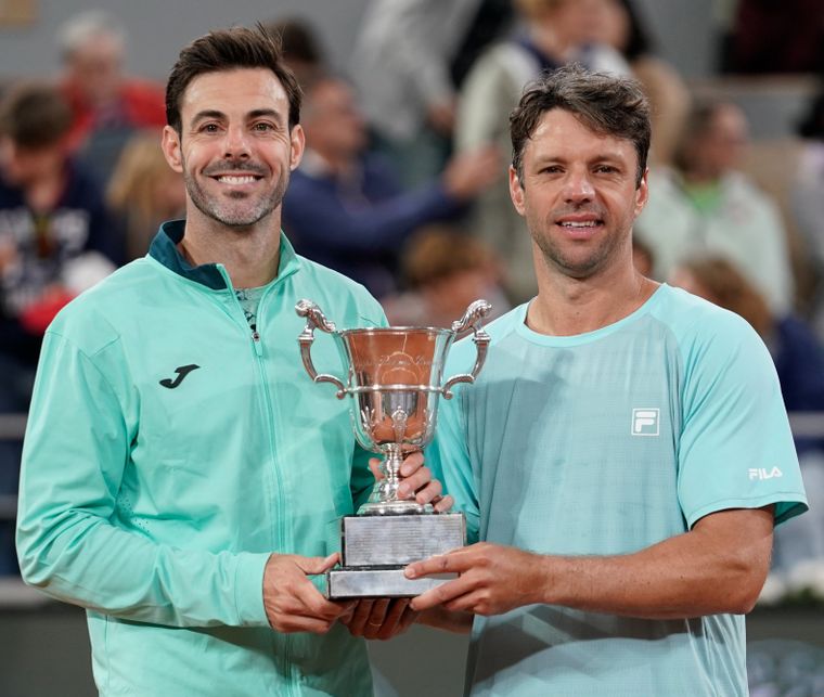 Horacio Zeballos y Marcel Granollers volvieron a celebrar en París.