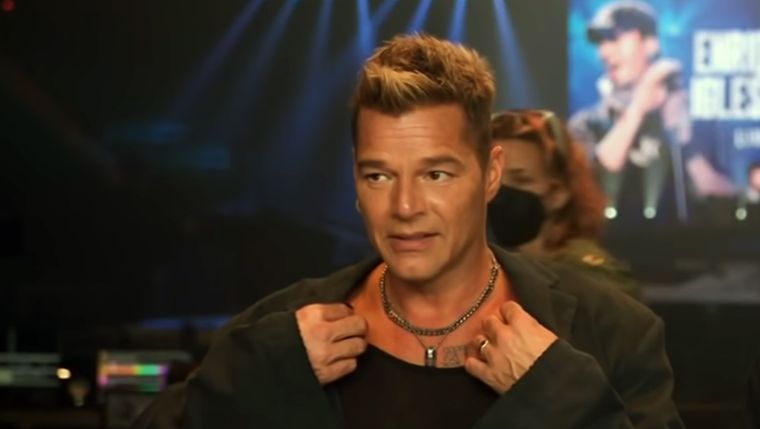 rmartin Ricky Martin, entrevistado junto con Enrique Iglesias. Foto: Ei Exclusive (canal de Youtube)