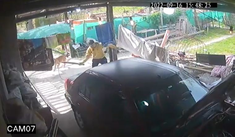 El hecho quedó captado por las cámaras Foto: Gentileza ANDigital