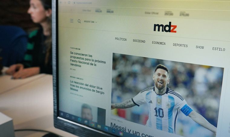 Moderno, ágil e innovador. Así es el nuevo diseño de MDZ. Foto: Walter Moreno