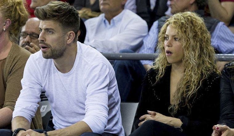 Shakira y su expareja Gerard Piqué
