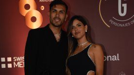 El mediocampista de Boca Juniors Leandro Paredes y su esposa, Camila Galante, en la gala de los personajes del año de la Revista Gente. El mediocampista de Boca Juniors Leandro Paredes y su esposa, Camila Galante, en la gala de los personajes del año de la Revista Gente.