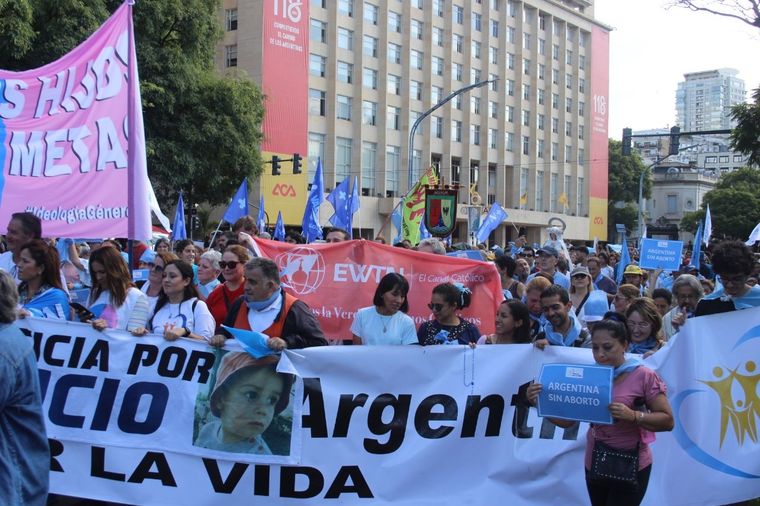 Se realizo la Marcha por la Vida en 28 ciudades Foto: Gentileza: Luis Sosa.