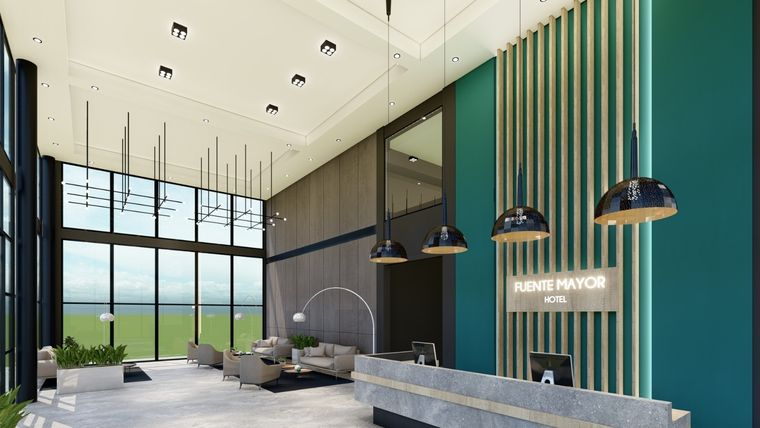 El interior del hotel de la Terminal Foto: Imagen: Fuente Mayor