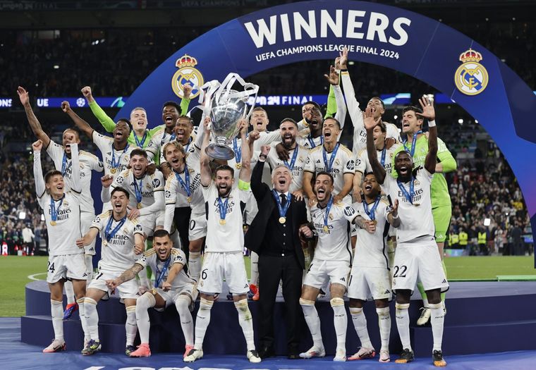 Real Madrid y la Champions, una imagen que estamos acostumbrados a ver. Foto: EFE