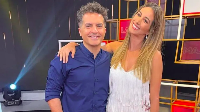 Ángel de Brito junto a Estefi Berardi.