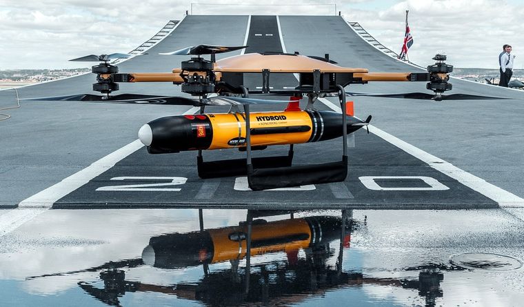 drones mililtares Reino Unido Este tipo de drones de largo alcance envía UK a Ucrania. Foto: Twitter @DefenceHQ