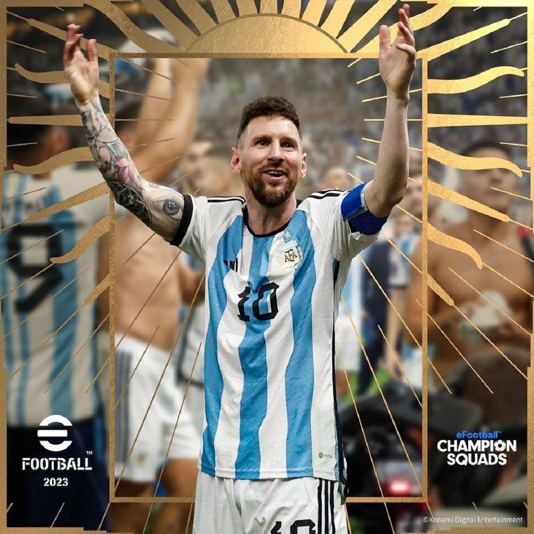 LIONEL MESSI El jugador se consagró campeón del mundo el 18 de diciembre de 2022 Foto: Instagram @LeoMessi