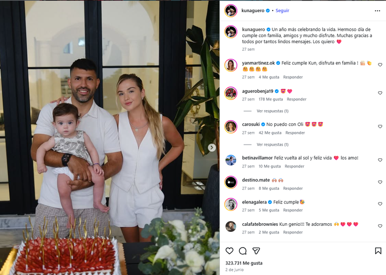 La pareja está consolidada. Créditos: Instagram La pareja está consolidada. Créditos: Instagram