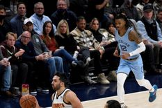 El cordobés coronó seis asistencias ante Brooklyn Nets. Foto: EFE