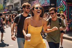 Un boulevard, cafecitos ricos, música... ¡gran plan!