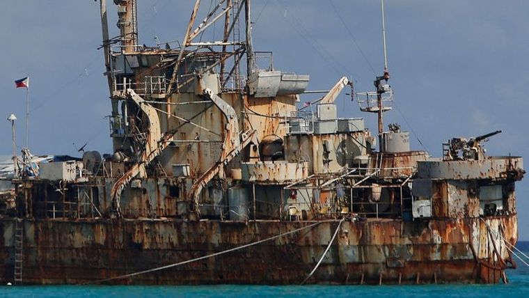 El buque Sierra Madre tiene casi 80 años de historia. Foto: REUTERS