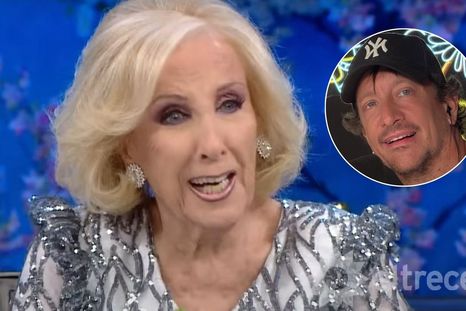 Cómo fue la charla entre Mirtha y Nico. Foto: captura de video/ El Trece. Cómo fue la charla entre Mirtha y Nico. Foto: captura de video/ El Trece.