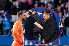 El Cholo Simeone y Jan Oblack tuvieron diferentes impresiones tras la dura derrota del Atlético.