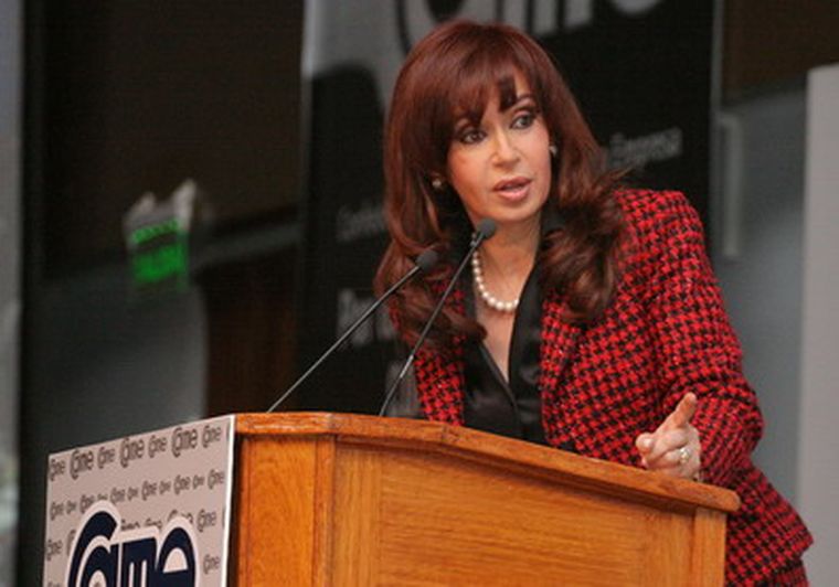 Cristina Fernández, complicó la gestión de Jaque respecto sus promesas para el agro local. Foto: NA