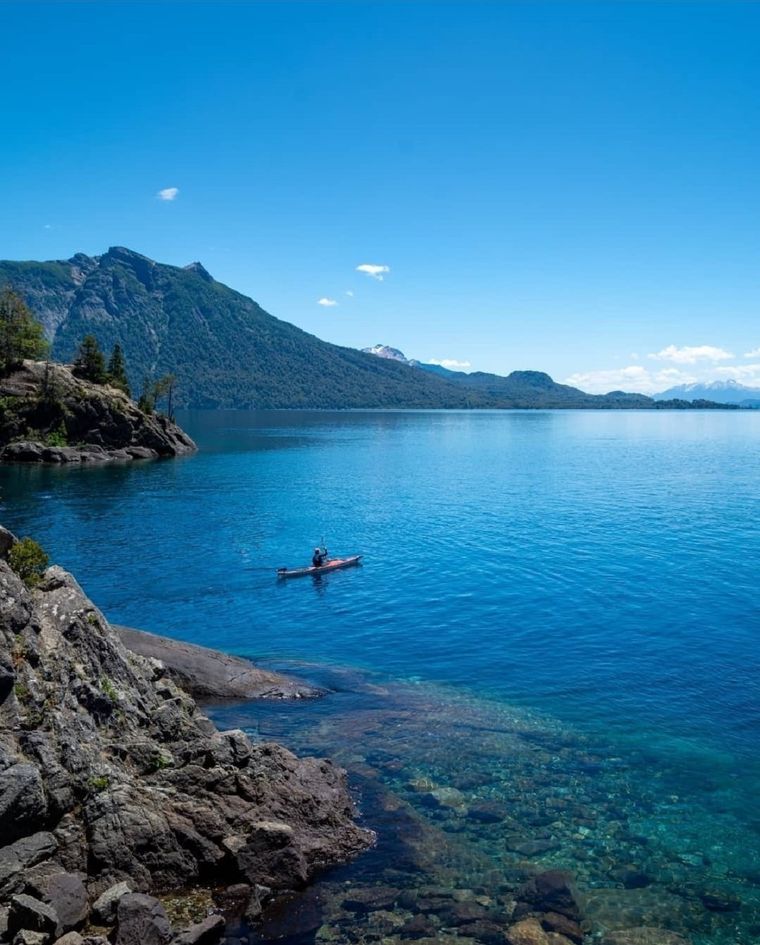 Tacul es una de las playas más hermosas de Bariloche Foto: archivo MDZ