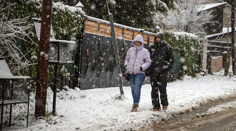 El SMN anuncia fuertes nevadas en tres provincias del Sur Foto: TELAM