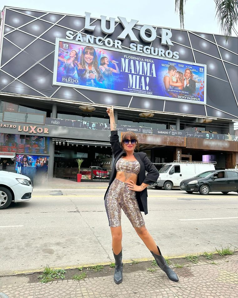 Florencia Peña llegará a Carlos Paz con Mamma mía! Foto: ig: @flor_de_p