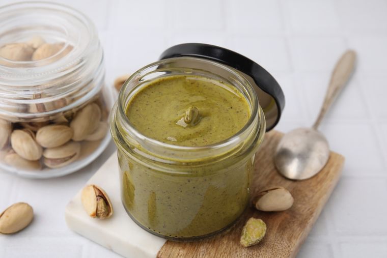 Receta de pasta de pistacho natural: sin conservantes ni colorantes.