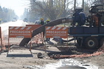El colapso de la colectora cloacal de Guaymallén provocó contaminación ambiental en la zona