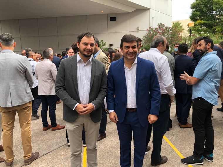 Martínez y De Marchi Foto: Twitter Álvaro Martínez