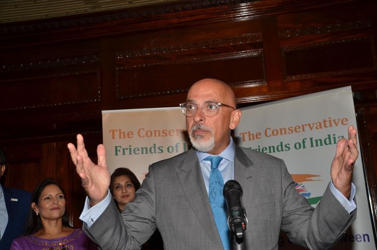 Nadhim Zahawi, ministro sin cartera en el Ejecutivo.