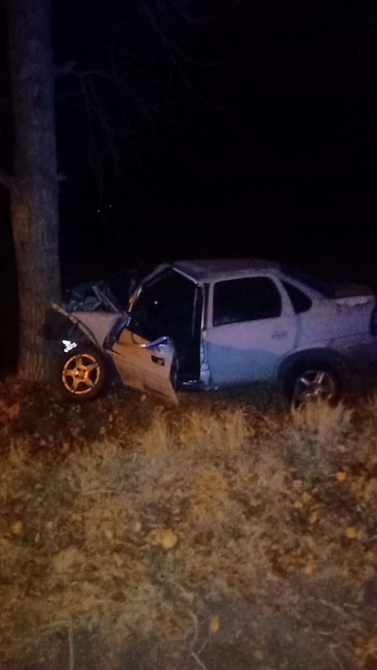 Así quedó el vehículo tras el accidente Foto: Gentileza