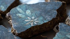 Los frescos romanos revelan detalles impresionantes como esta margarita. Los frescos romanos revelan detalles impresionantes como esta margarita.