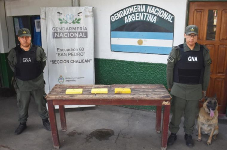 Una persona fue detenida en relación al caso. Foto: Gendarmería Nacional