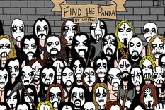 ACERTIJO VISUAL ACERTIJO VISUAL, RETO VISUAL, OSO PANDA Foto: ARCHIVO