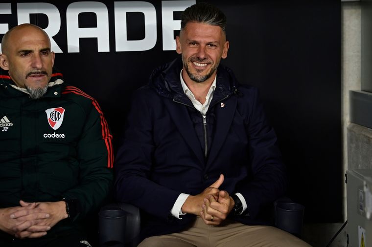 Demichelis y una conferencia de prensa particular tras semanas particulares en River Foto: River Plate