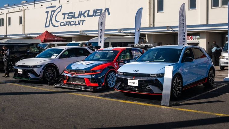 El Hyundai Ioniq 5 N TA Spec bate récord de velocidad de vehículos eléctricos en el circuito japonés de Tsukuba
