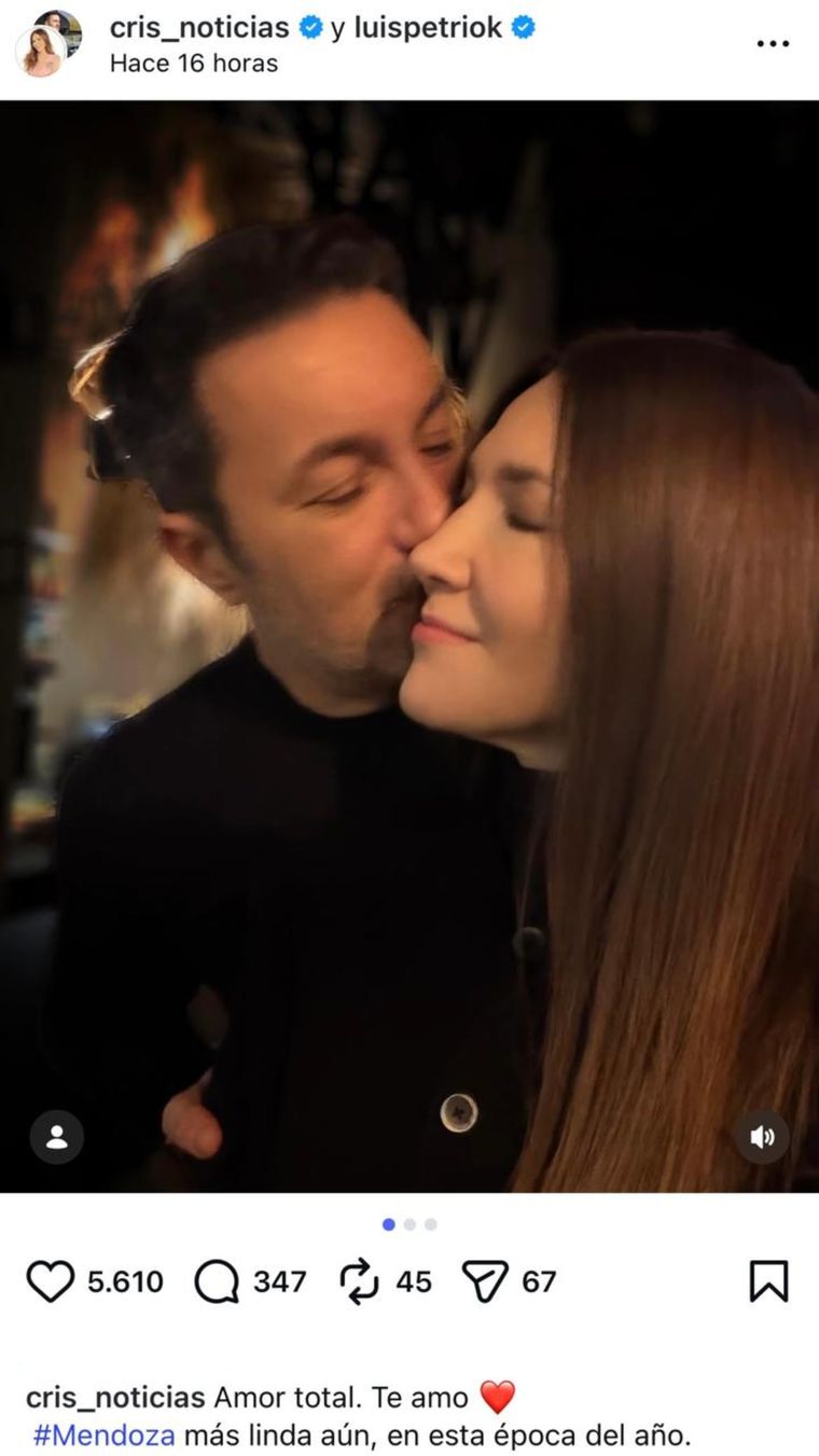 El posteo de la periodista en Instagram. El posteo de la periodista en Instagram.