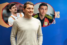 Iker Casillas habló sobre Dibu y referenció a Courtois. Foto: EFE y Aston Villa Iker Casillas habló sobre Dibu y referenció a Courtois. Foto: EFE y Aston Villa