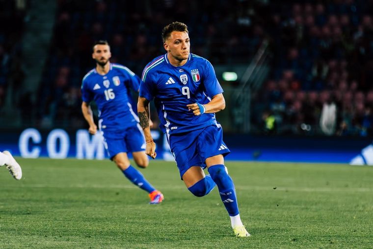Mateo Retegui y un nuevo partido con Italia. Foto: @mateoretegui