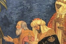 Una recreación pictórica de los Reyes Magos, con Melchor, Gaspar y Baltasar Foto: Archivo MDZ