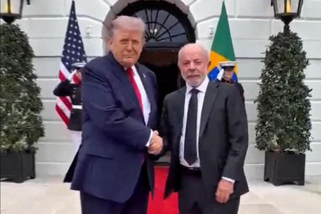 Donald Trump recibió a Lula Da Silva en la Casa Blanca este jueves. Donald Trump recibió a Lula Da Silva en la Casa Blanca este jueves.