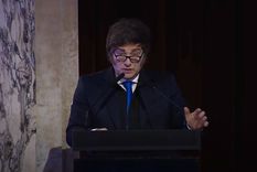 Milei recibió un nuevo premio en un evento libertario