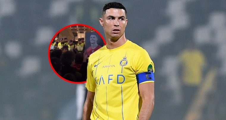 Cristiano Ronaldo y los incidentes en China. Foto: MDZ