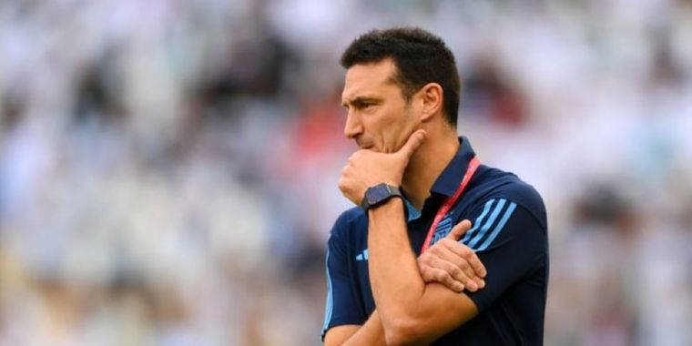Lionel Scaloni, técnico de la selección.