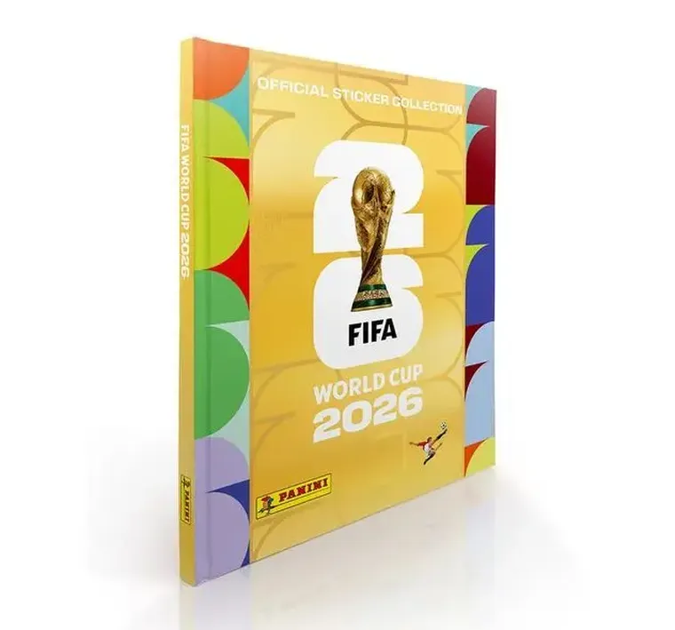 Panini lanzó el álbum dorado del Mundial 2026. Foto: Panini
