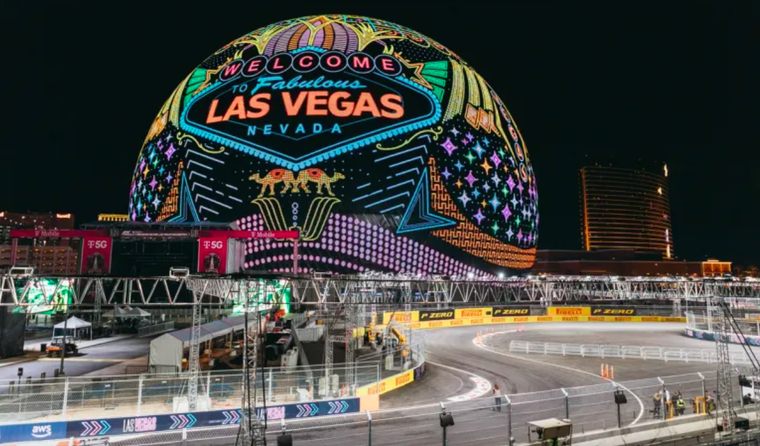 El Gran Premio de Las Vegas, el cuarto nocturno de la temporada. Foto: Automundo