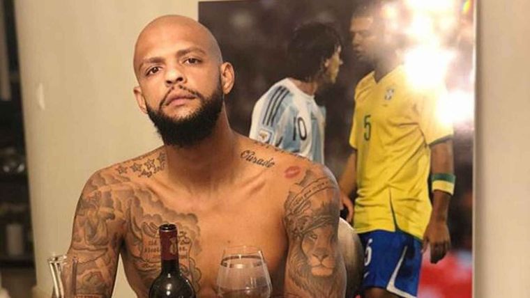 Felipe Melo mostró su admiración por la Pulga.