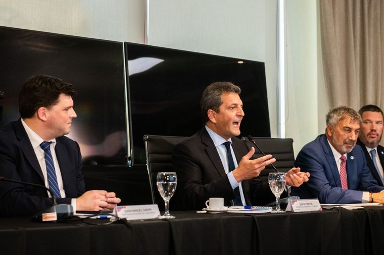 Sergio Massa en la presentación del Wi-Fi 6 Sergio Massa en la presentación del wifi 6 Foto: Ministerio de Economía