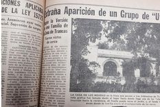 La familia Moreno se hizo mundialmente conocida por el episodio que vivieron en la finca en la que se encontraban Foto: Recorte La Gaceta
